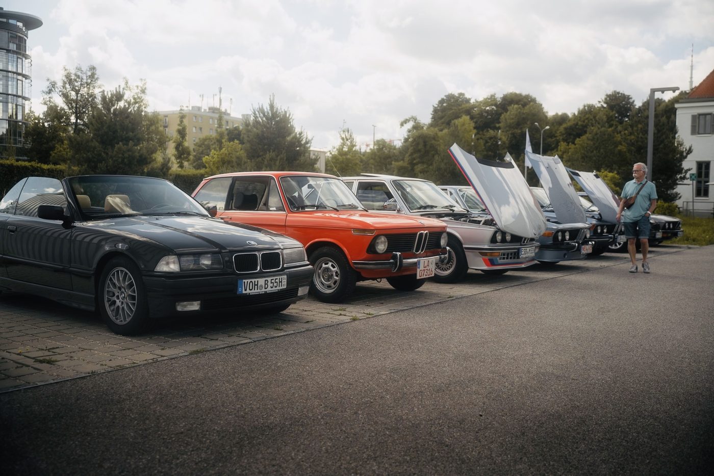 Klassieke BMW-modellen bij Gregoir Classic Car event
