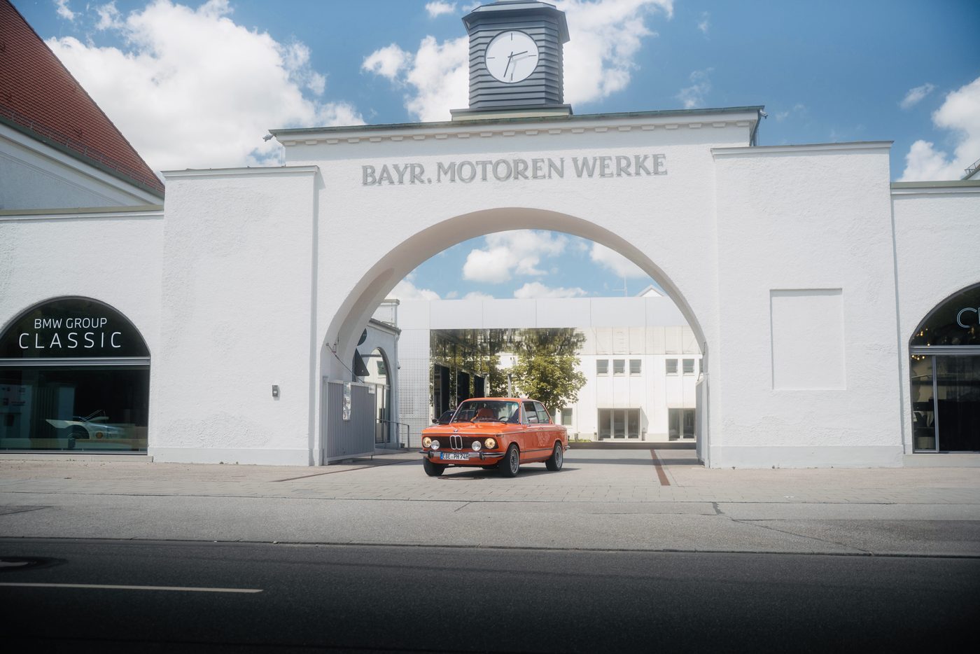 Klassieke BMW bij Bayr. Motoren Werke